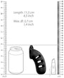 ManCage Model 21 Chastity Cage with Plug 4.5in - Black