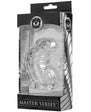 Master Series Detained Soft Body Chastity Cage - Clear