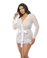 Provence Short Robe - White (Queen)