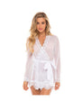 Provence Short Robe - White