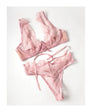 Beatriz Lace 2 pc Set w/Open Back - Pink