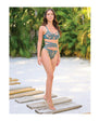 Daphne Lace Underwire 3 pc Set w/Embroidered Trim & Crossing Elastics - Blue