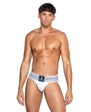 Playboy Mens Locker Room Classic Jock White