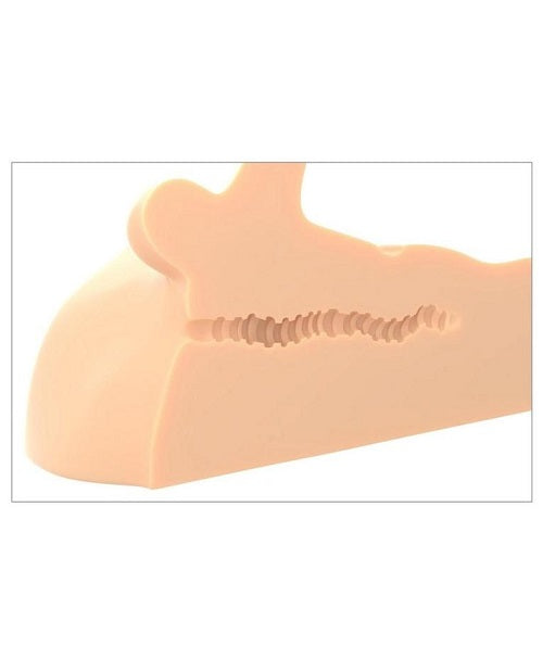 PDX Plus Perfect Ride Posable Male Masturbator - Vanilla