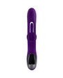 PB The Thrill Rechargeable Silicone Dual Stim Vibrator w/ Flapper Acai
