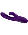 PB The Thrill Rechargeable Silicone Dual Stim Vibrator w/ Flapper Acai