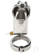 Rouge Stainless Steel Chastity Cock Cage with Padlock