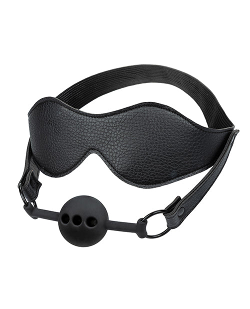 Nocturnal Collection Eye Mask & Breathable Ball Gag