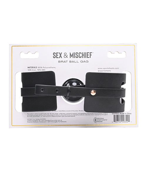 SS Sex & Mischief Brat Ball Gag