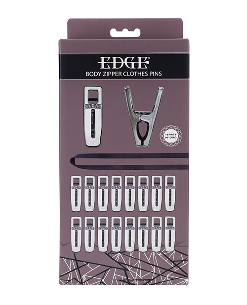 Edge Body Zipper Clothes Pins