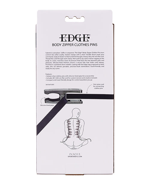 Edge Body Zipper Clothes Pins
