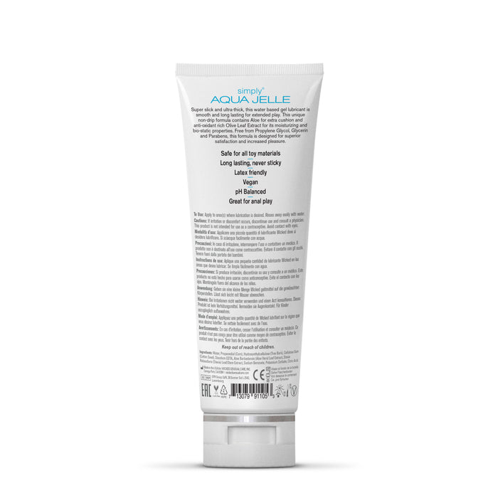 Wicked Simply Aqua Jelle Water Based Lubricant