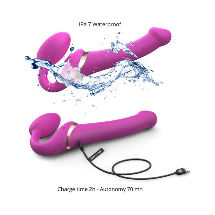 Strap-On-Me Multi Orgasm Bendable Strapless Strap-On - multi color and sizes
