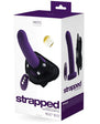 Vedo Strapped Rechargeable Vibrating Strap-On Deep Purple
