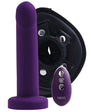 Vedo Strapped Rechargeable Vibrating Strap-On Deep Purple