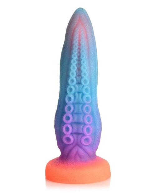 Creature Cocks - Tenta-Cock Glow in the Dark Silicone Dildo - 9.5in