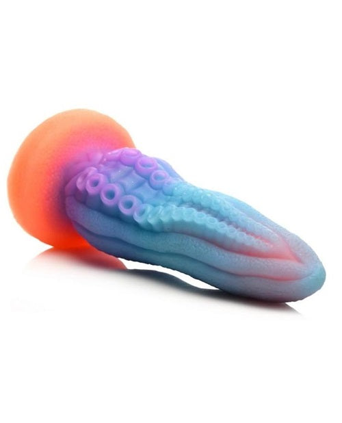 Creature Cocks - Tenta-Cock Glow in the Dark Silicone Dildo - 9.5in
