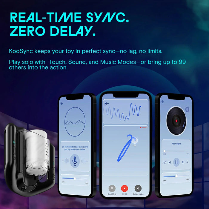 Kaotik Labs The Jetpack App Control Rechargeable Masturbator