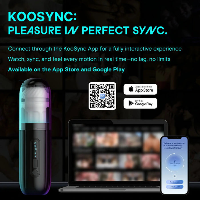 Kaotik Labs The Shockwave App Control Rechargeable Masturbator