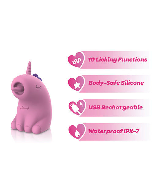 Dreamii Licking Unicorn Stimulator - Mystical Pink