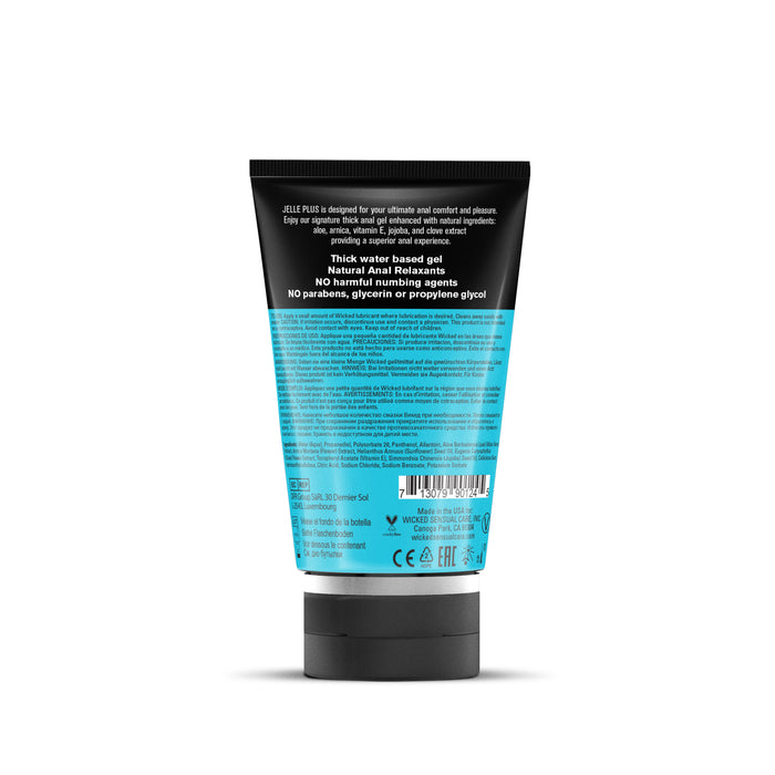Wicked Jelle Plus Anal Lubricant w/ Relaxants 2 Sizes