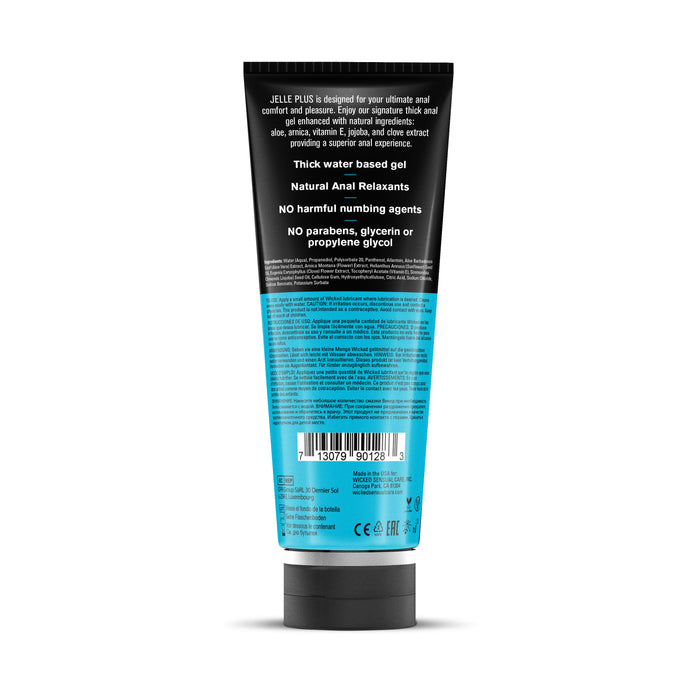Wicked Jelle Plus Anal Lubricant w/ Relaxants 2 Sizes