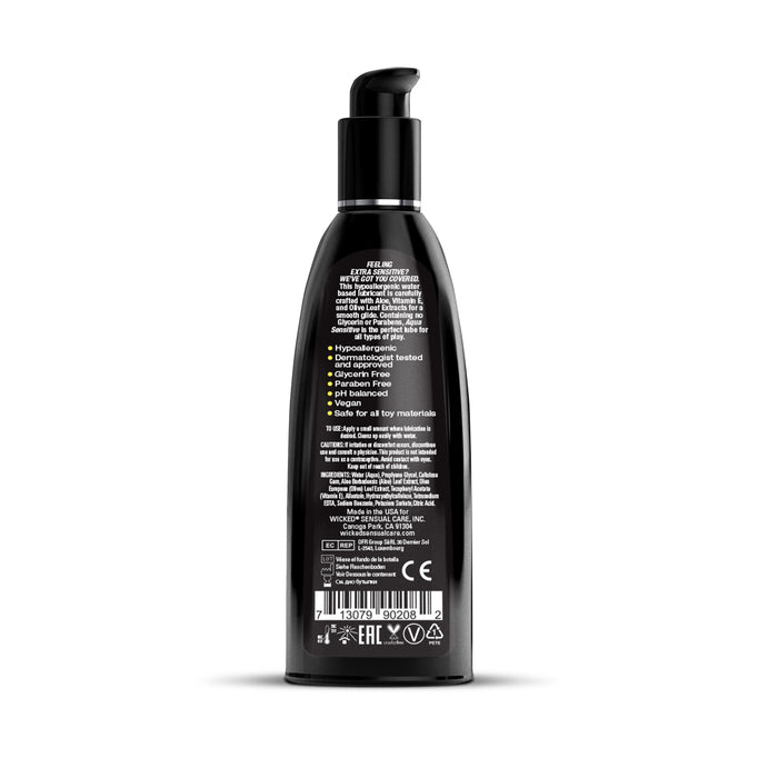 Wicked Hypoallergenic Aqua Sensitive Water Based Lubricant