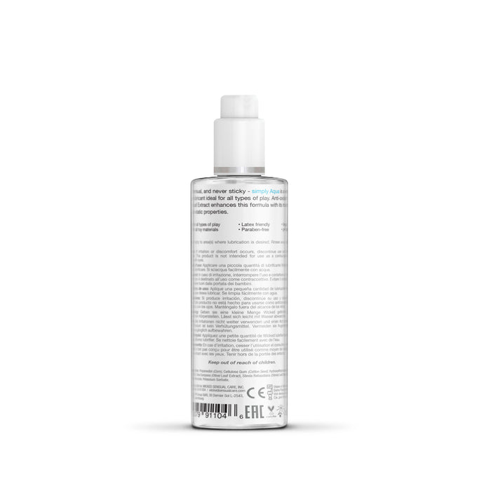 Wicked Simply Aqua Water Based Lubricant