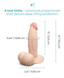 b-Vibe Slipskin 6" Girthy - 3 Color Options