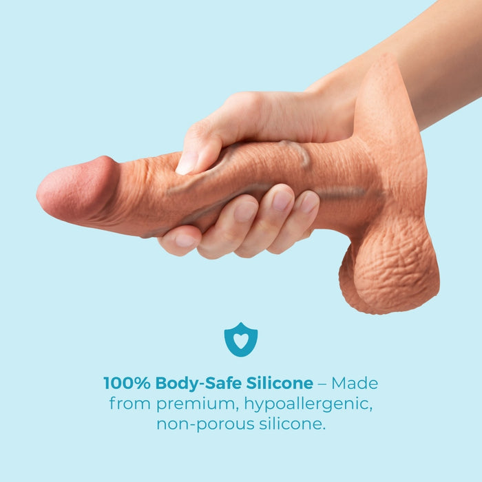 b-Vibe Slipskin 7" Girthy - 3 Color Options