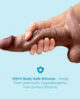 b-Vibe Slipskin 8" Girthy - 3 Color Options