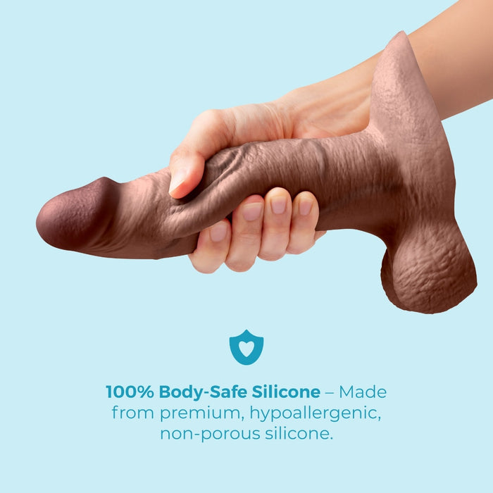 b-Vibe Slipskin 8" Girthy - 3 Color Options