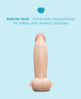 b-Vibe Slipskin 8" Girthy - 3 Color Options
