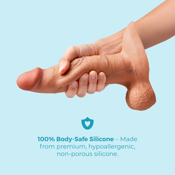 b-Vibe Slipskin 8" Girthy - 3 Color Options