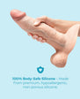 b-Vibe Slipskin 9" Girthy - 3 Color Options
