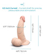 b-Vibe Slipskin 6.5" Curvy - 3 Color Options