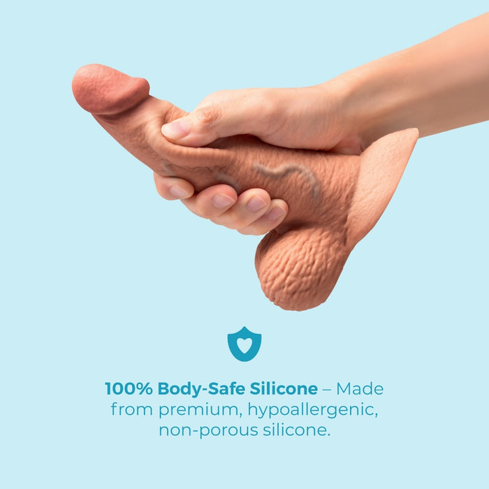b-Vibe Slipskin 6.5" Curvy - 3 Color Options