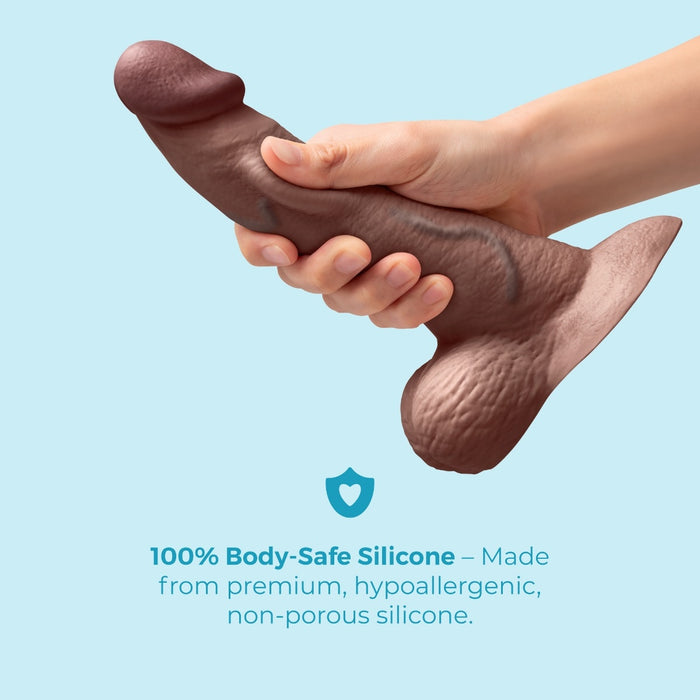 b-Vibe Slipskin 8" Curvy - 3 Color Options