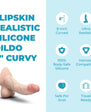 b-Vibe Slipskin 8" Curvy - 3 Color Options