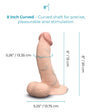 b-Vibe Slipskin 8" Curvy - 3 Color Options