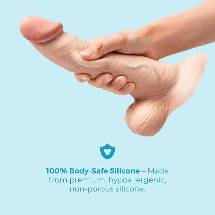 b-Vibe Slipskin 9" Curvy - 3 Color Options