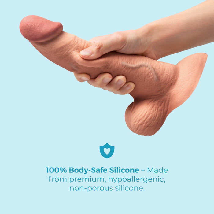 b-Vibe Slipskin 9" Curvy - 3 Color Options
