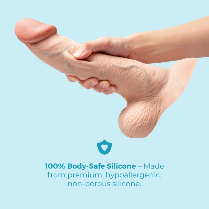 b-Vibe Slipskin 10" Curvy - 3 Color Options