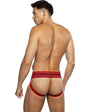 Playboy Mens Locker Room Classic Jock Red
