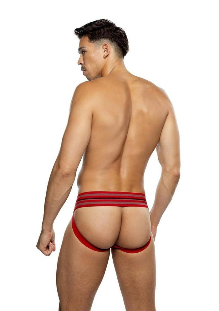Playboy Mens Locker Room Classic Jock Red