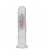 RealRock Wireless Rechargeable Remote Control LED Vibrating 6 in. Dildo Clear