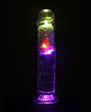 RealRock Wireless Rechargeable Remote Control LED Vibrating 8 in. Dildo Clear