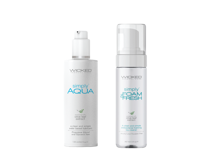 Sensitive Skin - Wicked Simply Aqua and Foaming Toy Cleanser Bundle