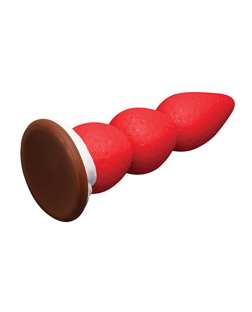 Simply Sweet Strawberry Sweet Cream Premium Silicone Dildo