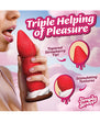 Simply Sweet Strawberry Sweet Cream Premium Silicone Dildo